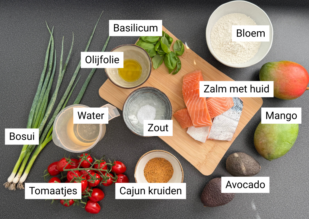 zalmwraps maken met gegrilde zalm en salsa