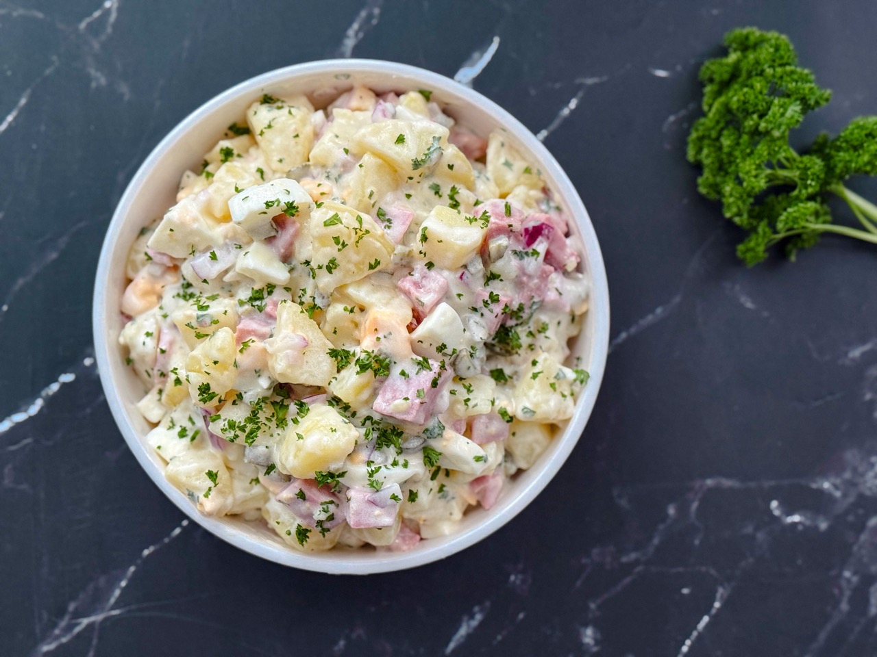klassieke Duitse aardappelsalade recept
