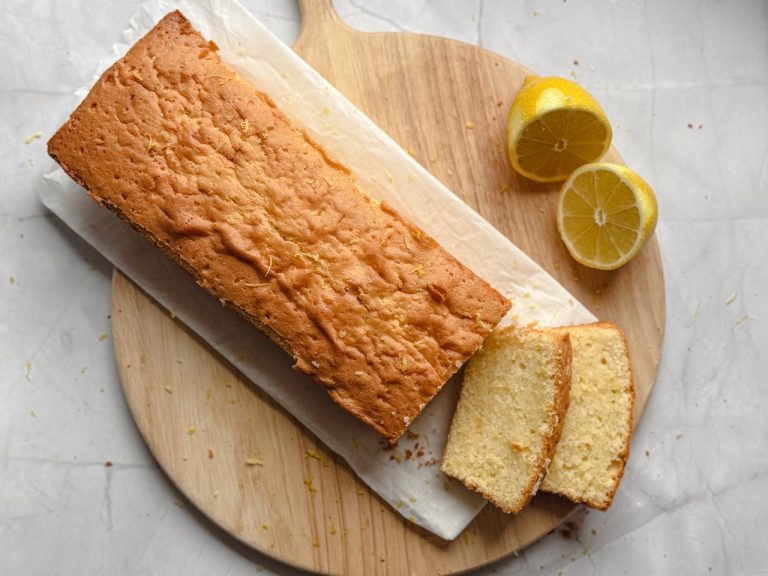 Heerlijk zachte citroencake