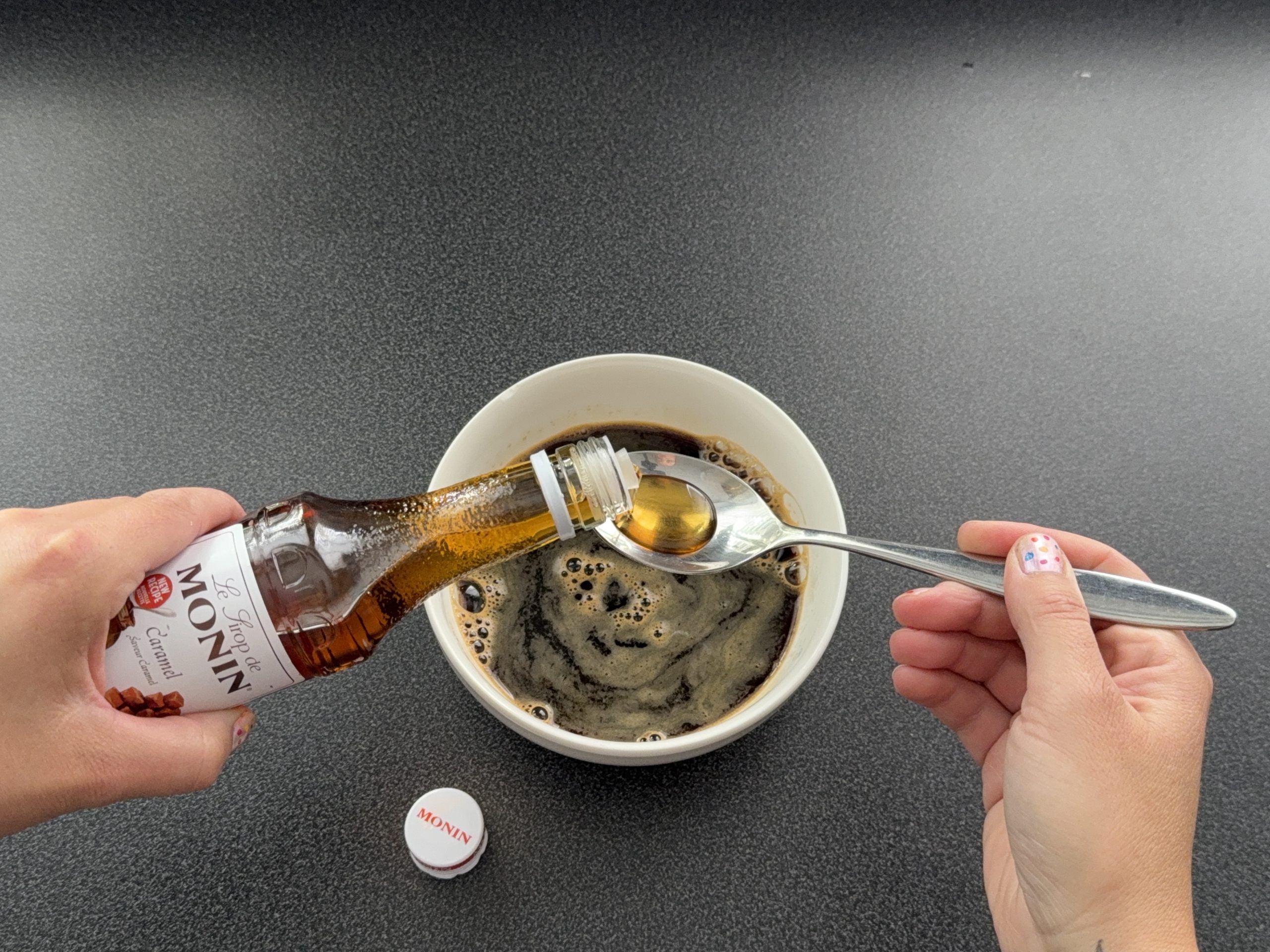 tiramisu zonder alcohol met karamelsiroop