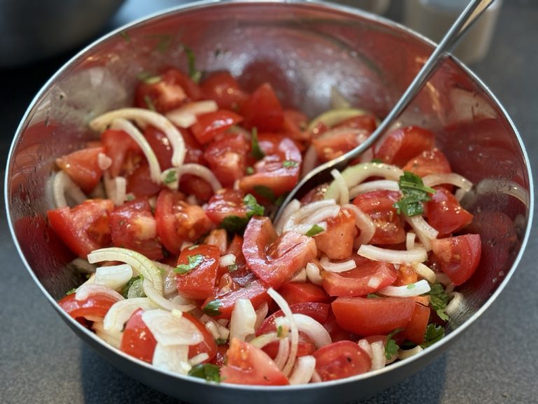 gepofte zoete aardappel